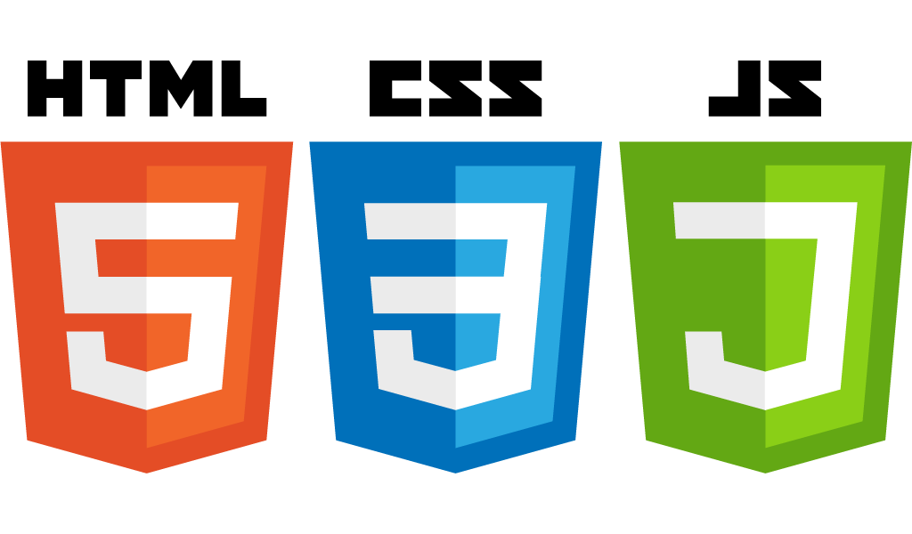 HTML, CSS and JS logos